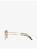 Ray-Ban RB3565 Jack hexagonal metal acetate sunglasses, imported from the UK