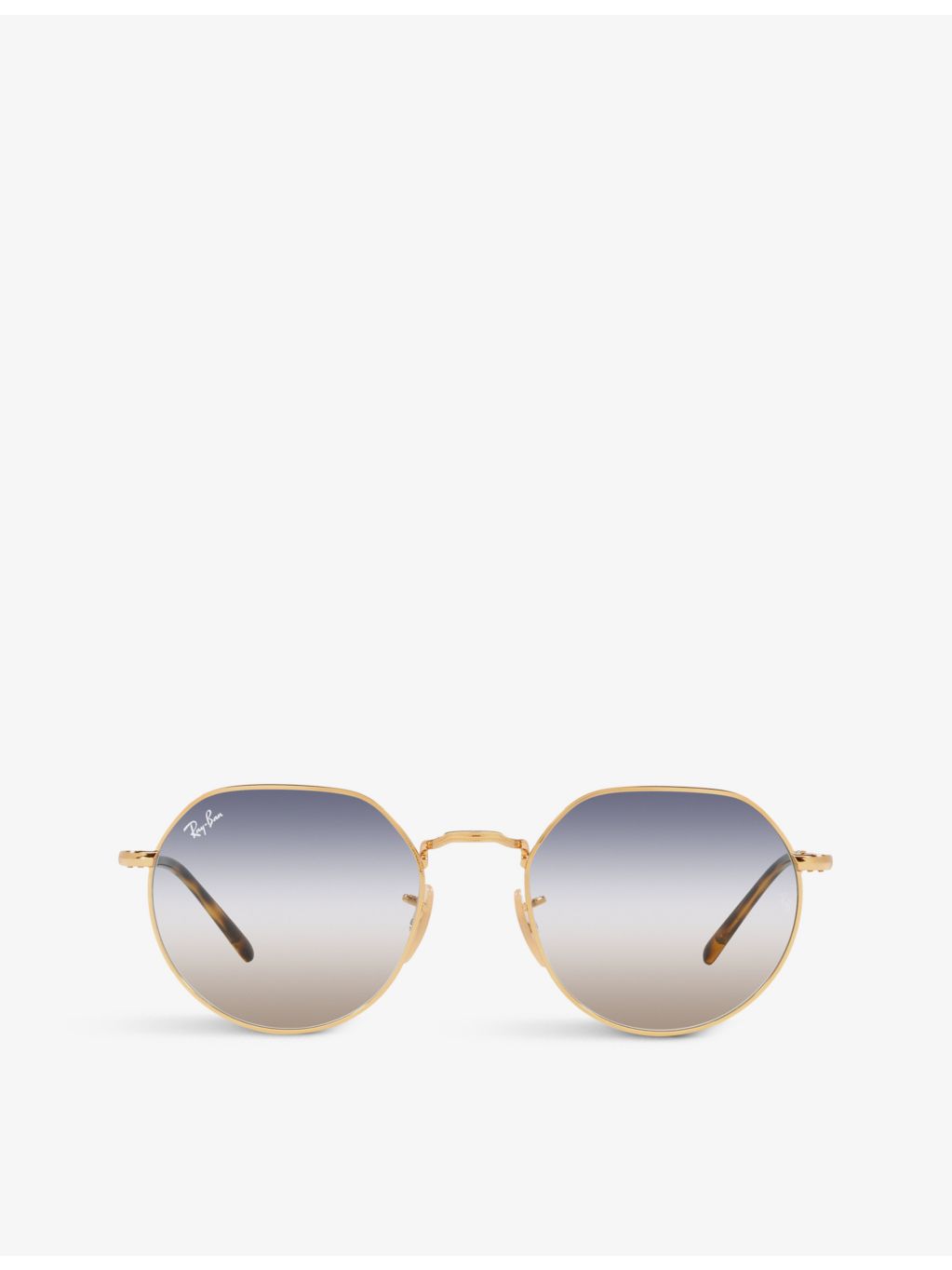 Ray-Ban RB3565 Jack hexagonal metal acetate sunglasses, imported from the UK