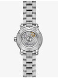 Chopard Happy Sport watch stainless steel 0.25ct diamond 33mm (British brand)