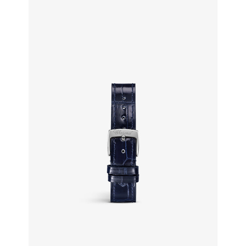 Chopard Happy Sport watch alligator-embossed leather 33mm, imported from the UK