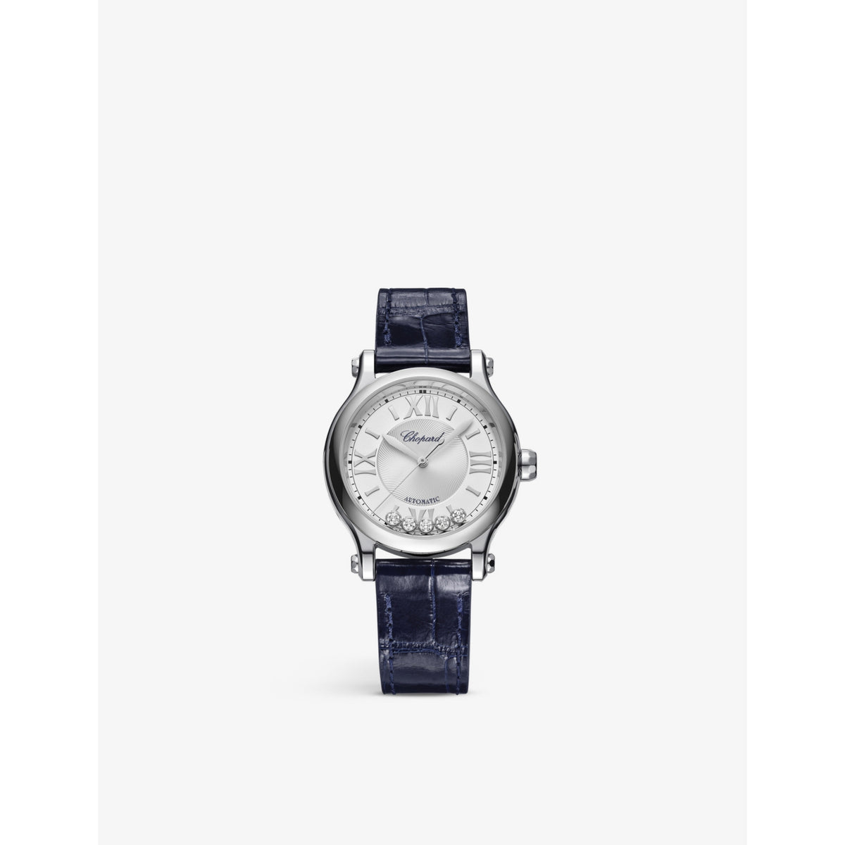 Chopard Happy Sport watch alligator-embossed leather 33mm, imported from the UK