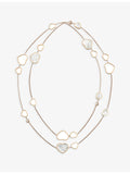 Chopard Happy Hearts sautoir necklace 18ct rose gold 120cm (British brand)
