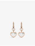 Chopard Happy Hearts 18ct rose-gold diamond earrings - British product