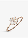 Chopard Happy Hearts bracelet, rose gold diamond and mother-of-pearl - British product