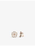 Chopard Happy Hearts Flower earrings in 18ct rose gold, UK version