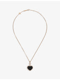 Chopard Happy Hearts 18ct rose gold diamond pendant necklace (British brand)