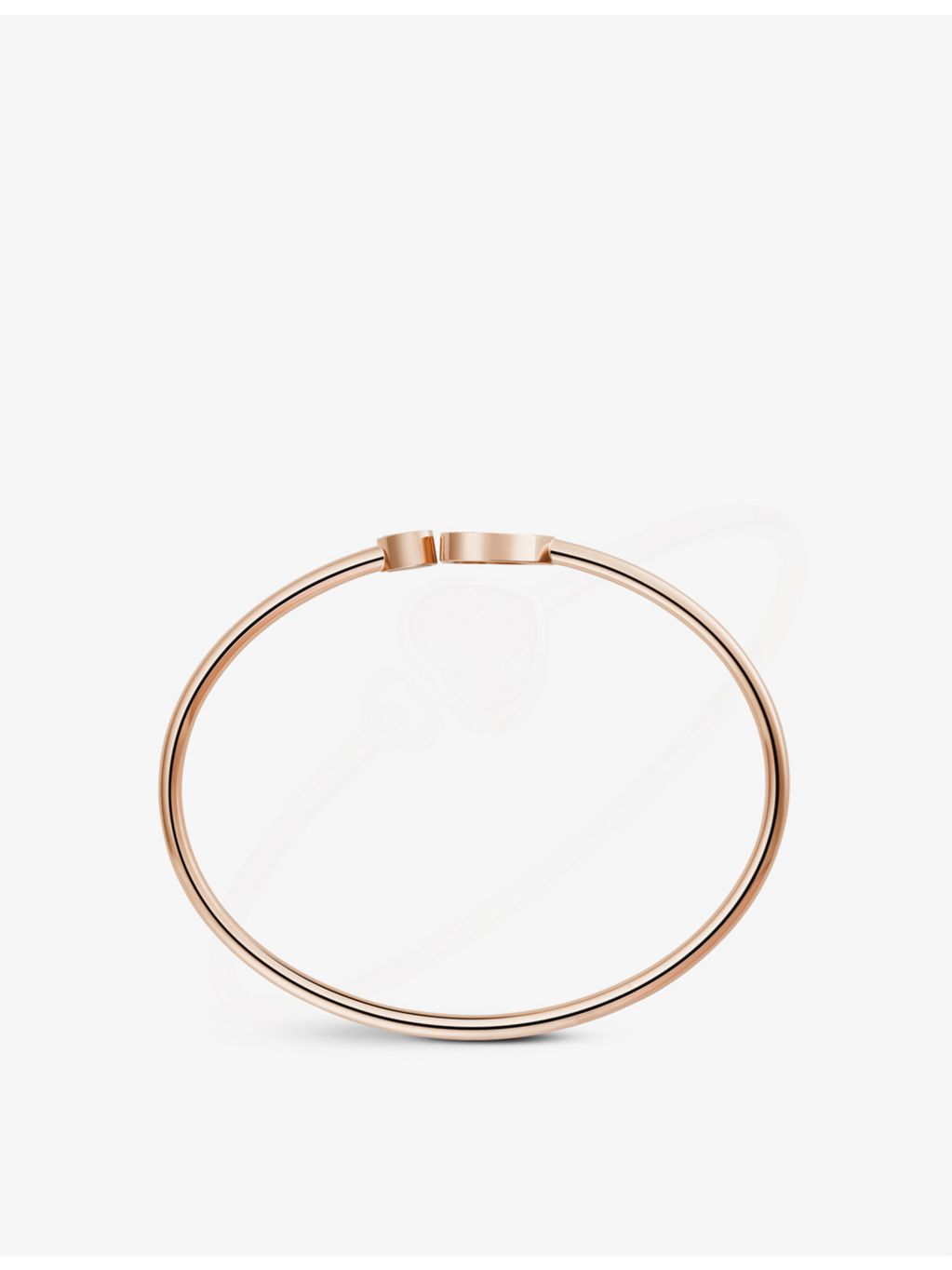 Chopard Happy Hearts rose gold mother-of-pearl diamond bangle - British product