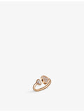 Chopard 18ct rose gold diamond ring 0.22ct - British product