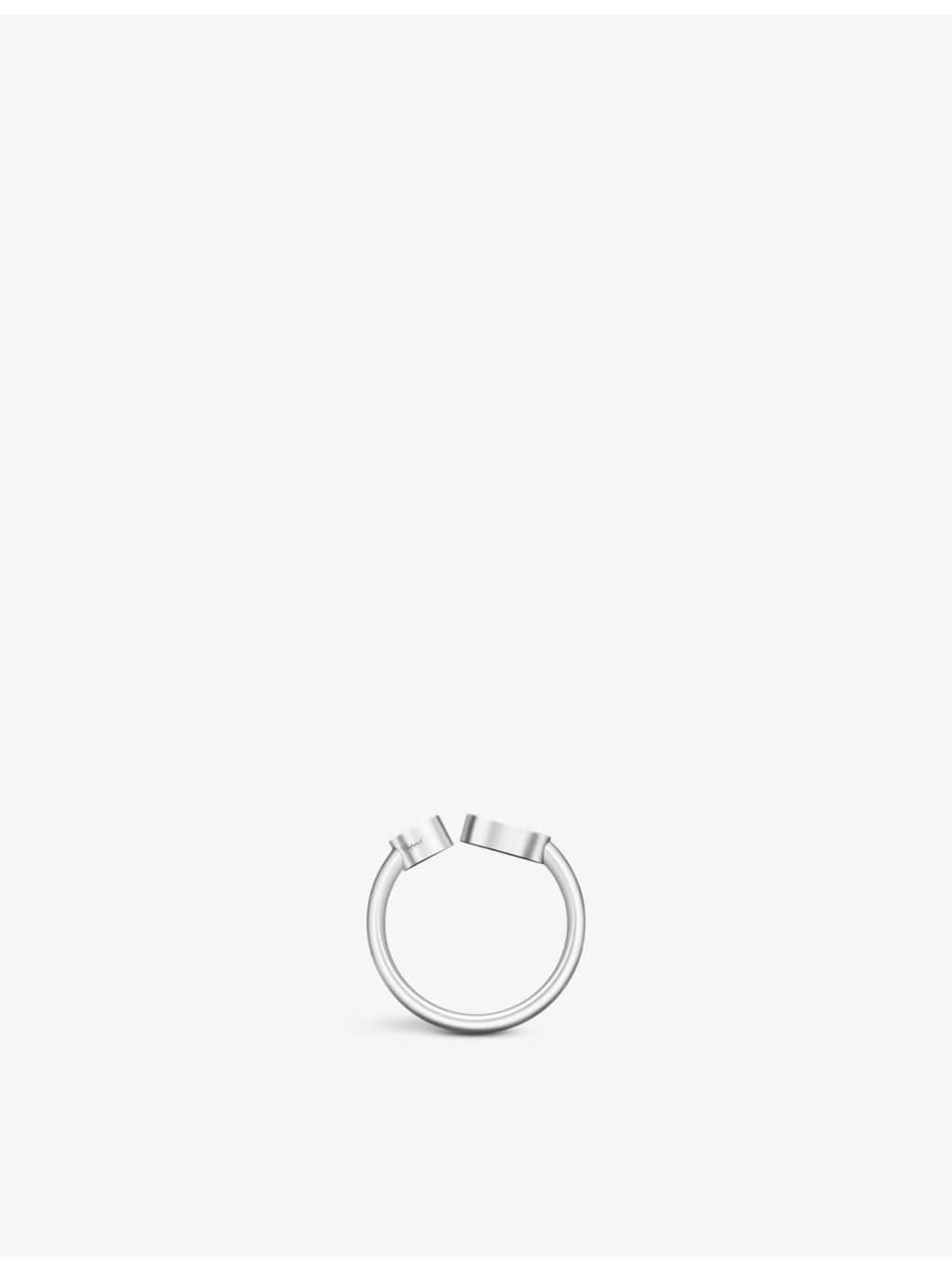 Chopard Happy Hearts 18ct white gold diamond ring - British product