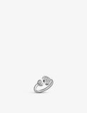 Chopard Happy Hearts 18ct White-Gold 0.22ct Round-Cut Diamond Ring