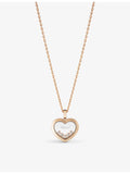 Chopard Happy Diamonds 18ct rose-gold diamond necklace 42cm, UK version