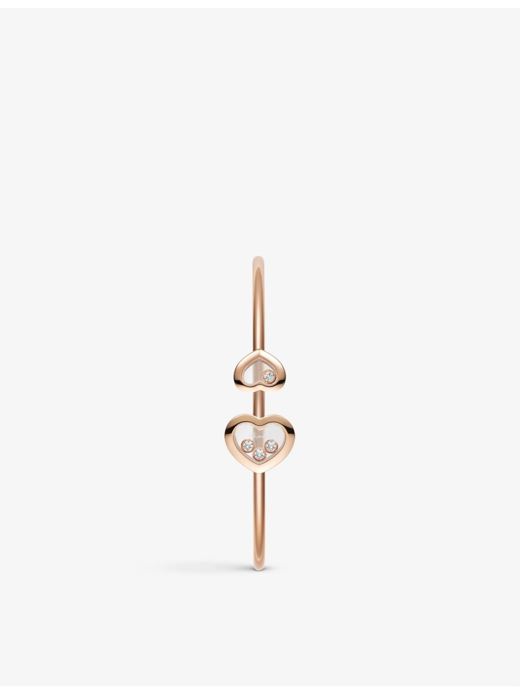 Chopard Happy Diamonds rose gold bangle 0.2ct (British brand)