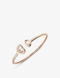 Chopard Happy Diamonds 18ct Rose Gold 0.2ct Round-Cut Diamond Bangle