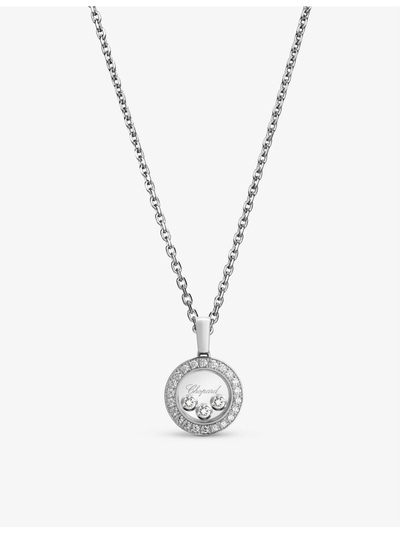 Chopard diamond necklace 18ct white gold 0.35ct, UK version