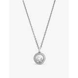 Chopard diamond necklace 18ct white gold 0.35ct, UK version