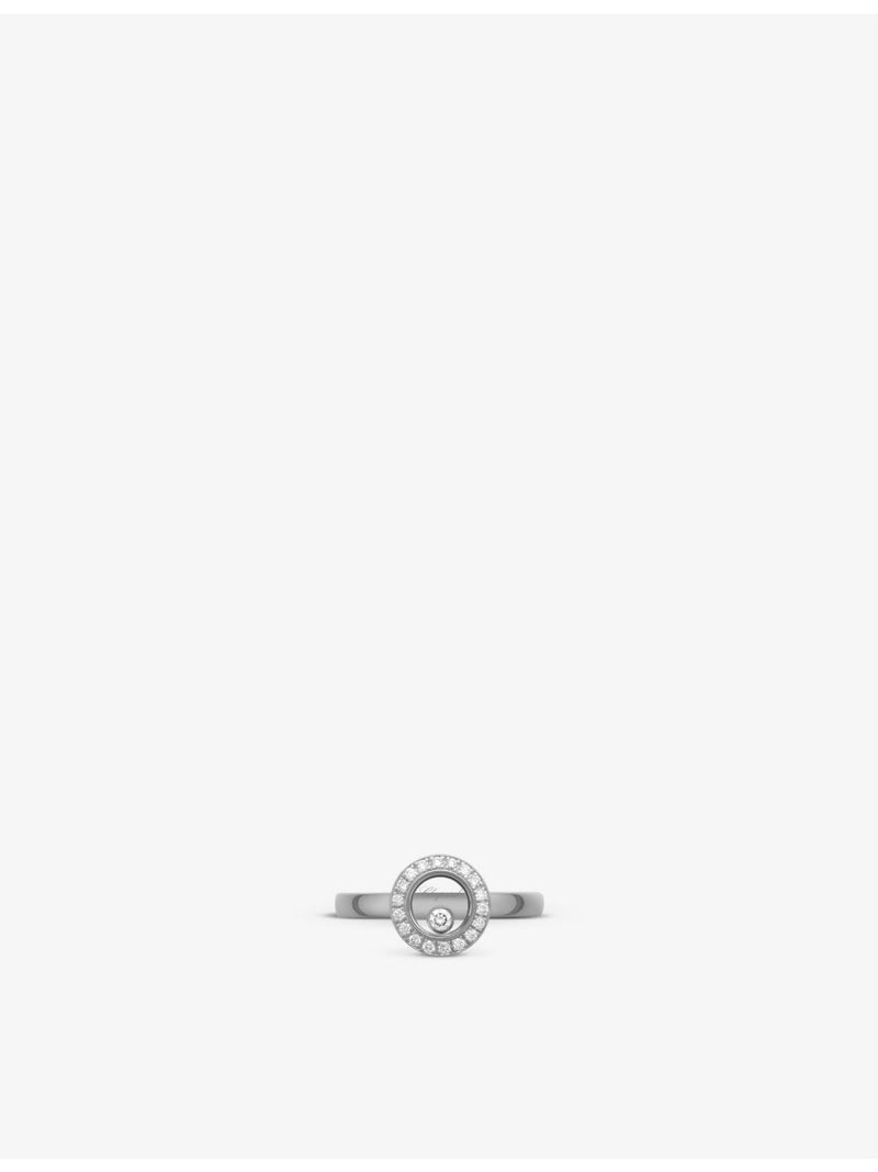 Chopard 18ct white gold diamond ring 0.19ct, imported from the UK