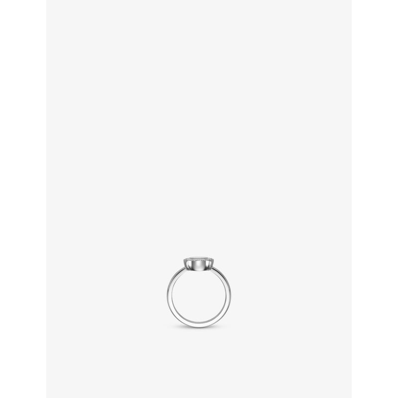 Chopard 18ct white gold diamond ring 0.19ct, imported from the UK