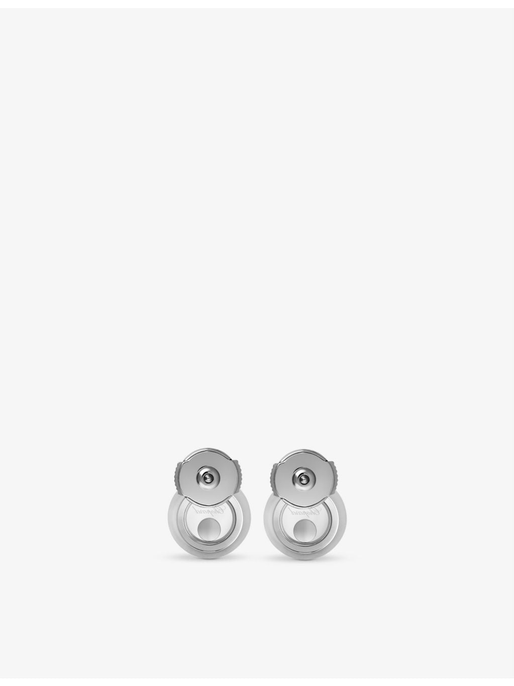 Chopard Happy Diamonds earrings 18ct white gold 0.38ct, UK version