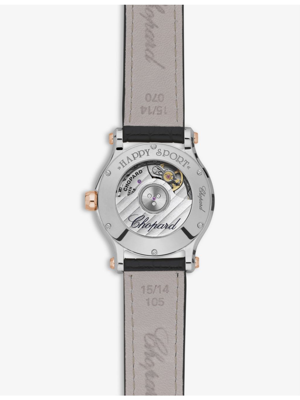 Chopard Happy Sport rose gold diamond watch 30mm, UK version