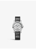 Chopard Happy Sport watch with diamonds and leather strap 30mm (British brand)