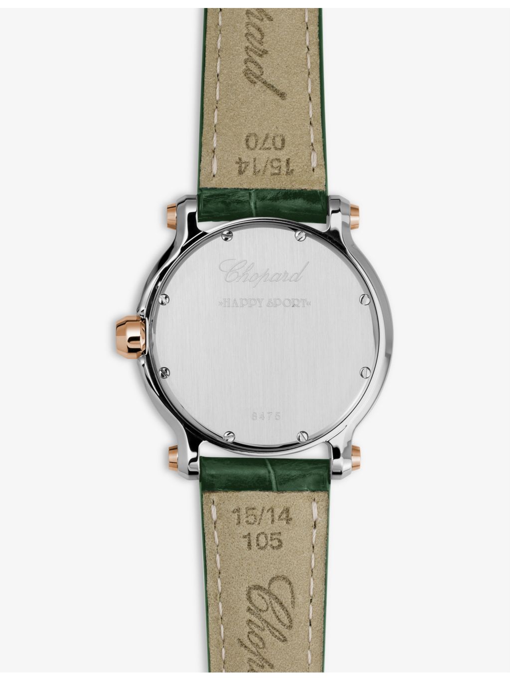 Chopard Happy Sport rose gold watch with diamonds, imported from the UK