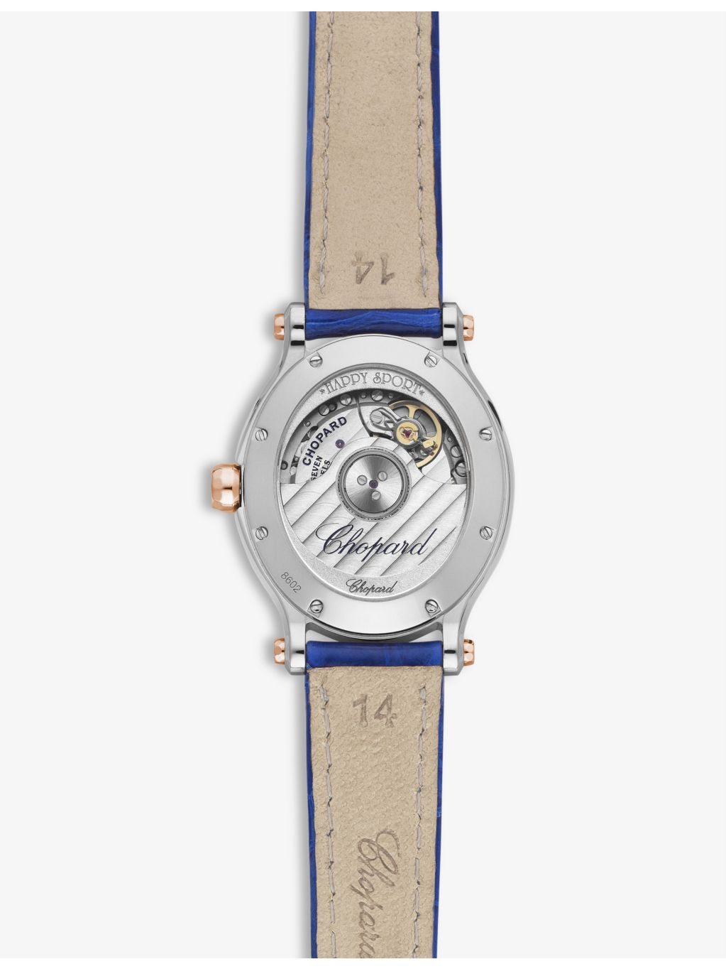 Chopard Happy Sport rose-gold diamond automatic watch 31mm - British product