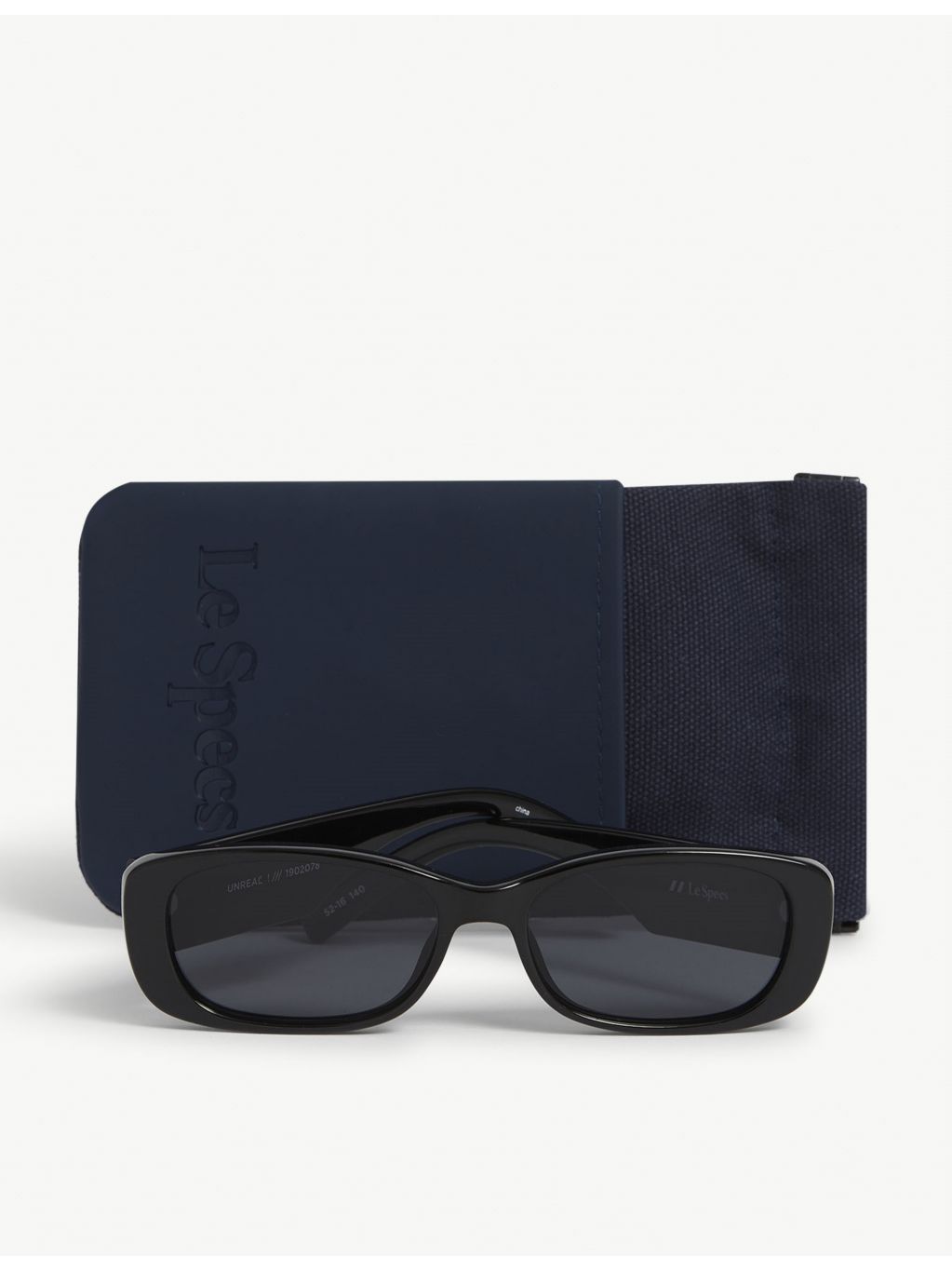 Le Specs Unreal rectangular acetate sunglasses 52mm, UK version