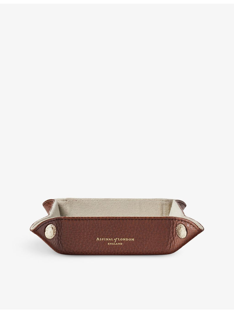 Aspinal of London mini grained-leather organiser 15.7cm x 11.4cm (British brand)