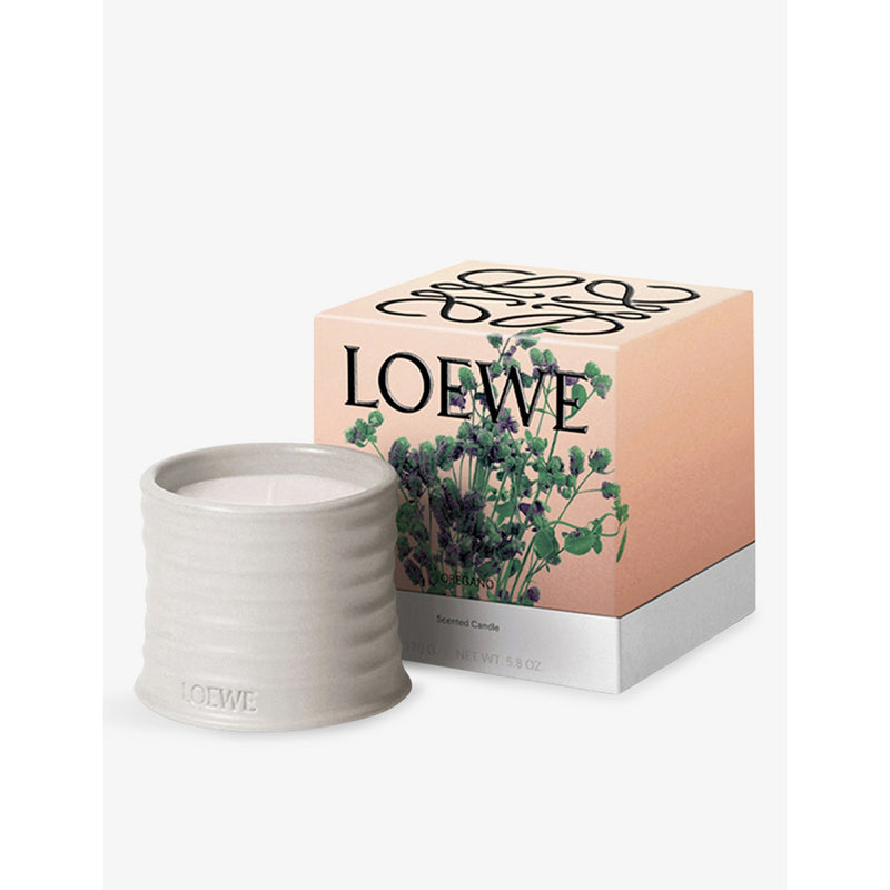 Loewe Oregano scented candle 170g in terracotta holder, imported from the UK