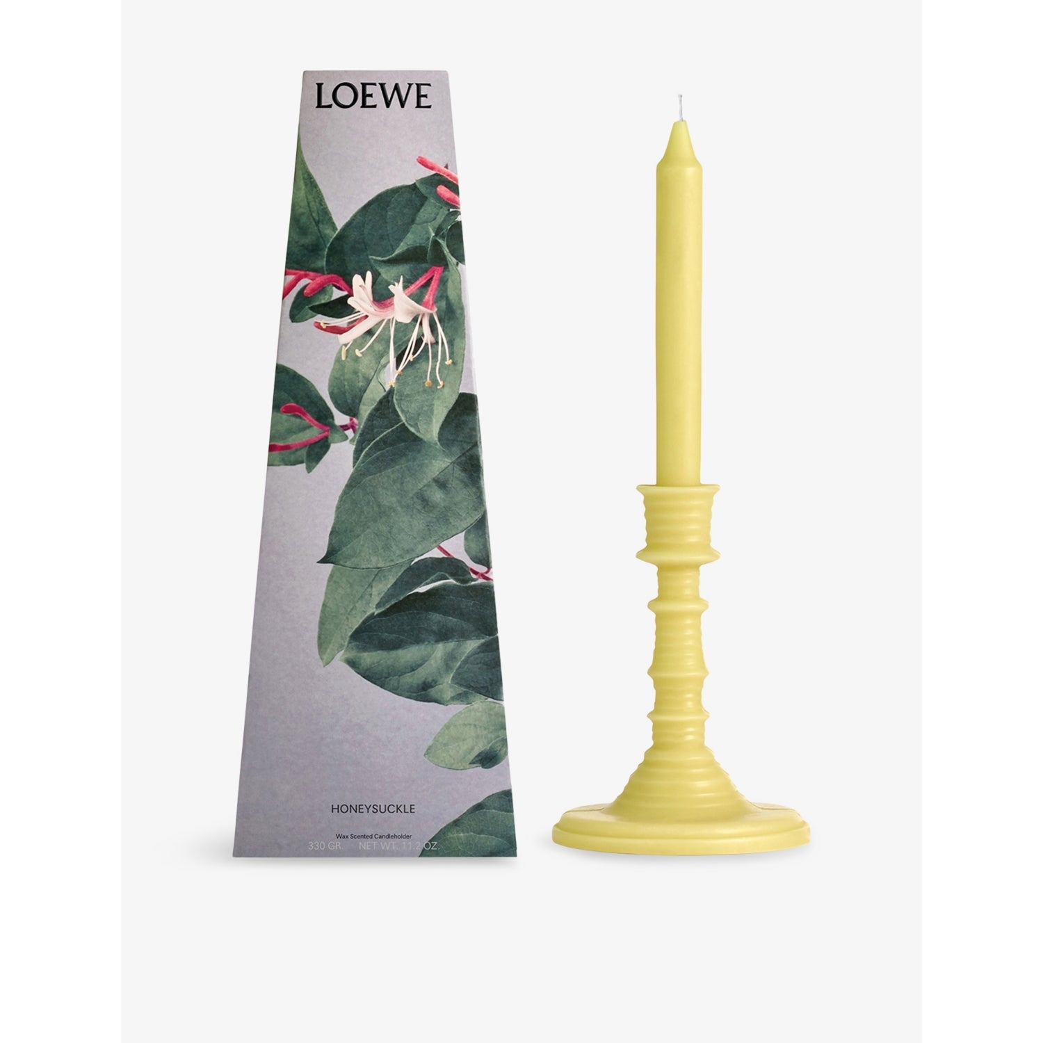 Loewe honeysuckle scented candlestick candle 330g, UK version