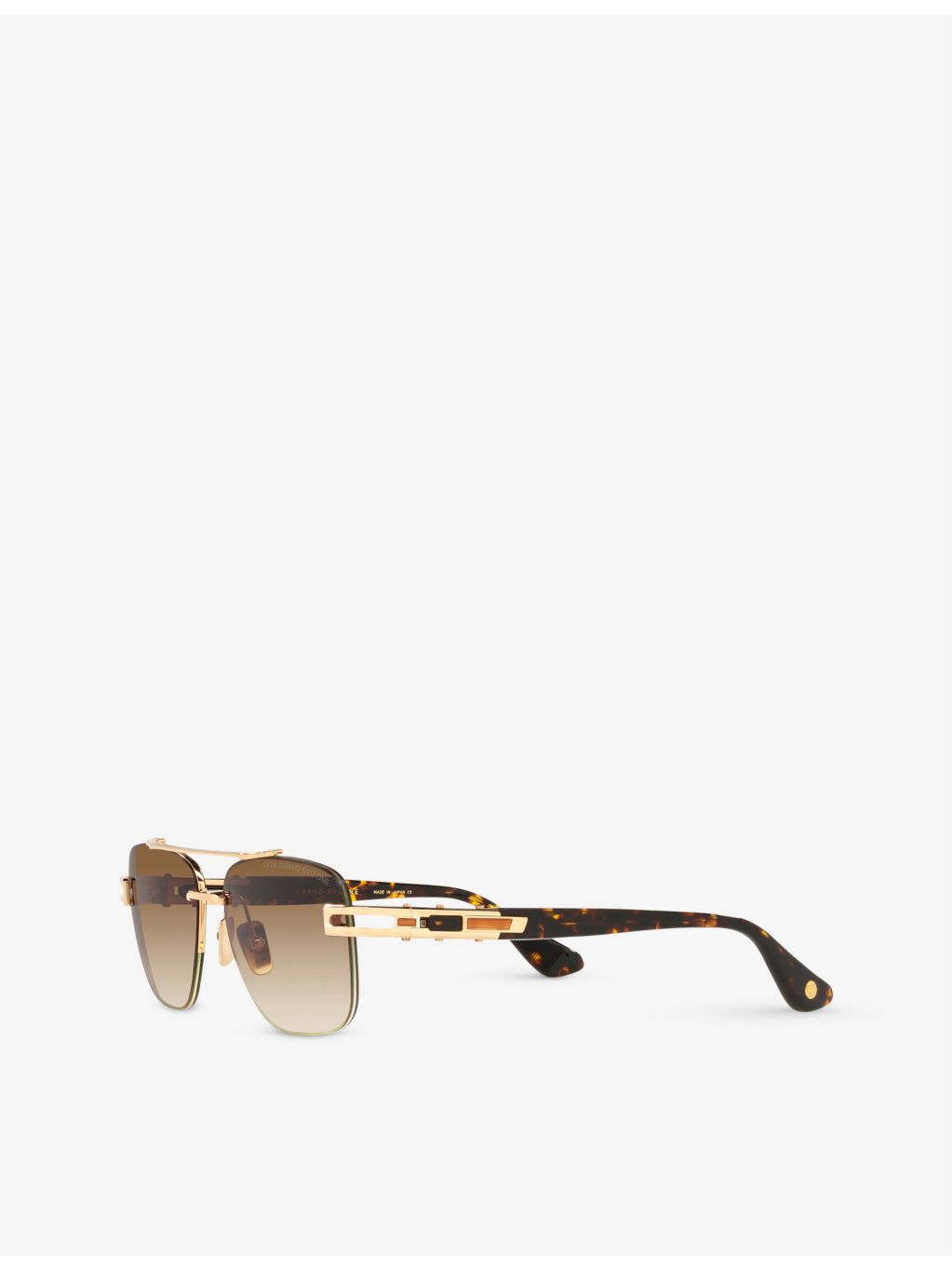 Dita Grand-Evo square-frame titanium sunglasses (British brand)