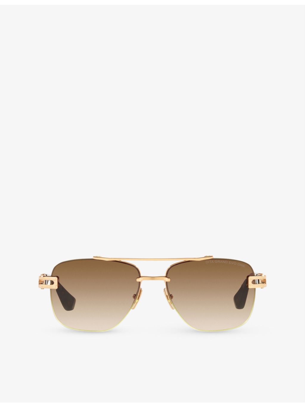 Dita Grand-Evo square-frame titanium sunglasses (British brand)