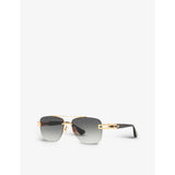 Dita titanium aviator sunglasses with gradient lenses (British brand)