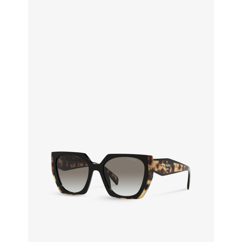 Prada cat-eye acetate sunglasses PR 15WS 54mm, imported from the UK