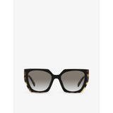 Prada cat-eye acetate sunglasses PR 15WS 54mm, imported from the UK