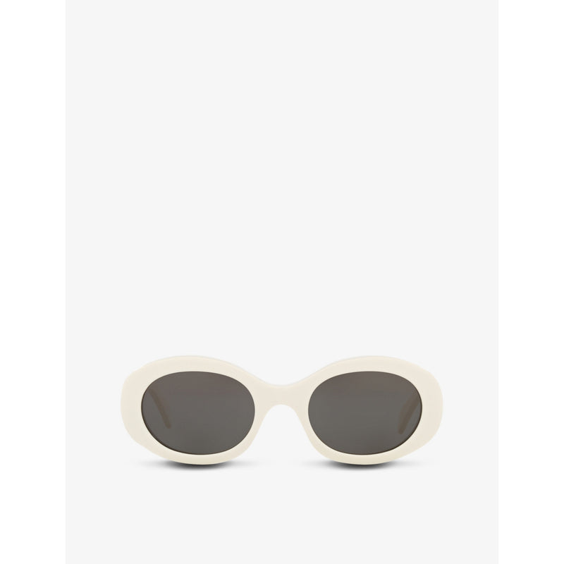 Celine oval-frame acetate sunglasses 52mm lens, UK version