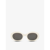 Celine oval-frame acetate sunglasses 52mm lens, UK version