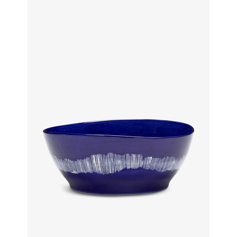 Yotam Ottolenghi FEAST striped stoneware bowl 18cm, UK version
