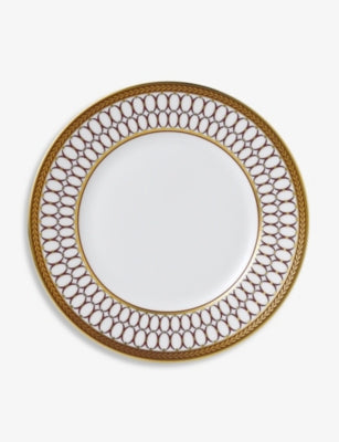 Wedgwood bone china plate Renaissance Red 18cm (British brand)