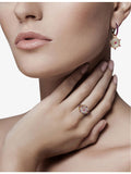 Nadine Aysoy Celeste 18ct rose gold huggie earrings (British brand)