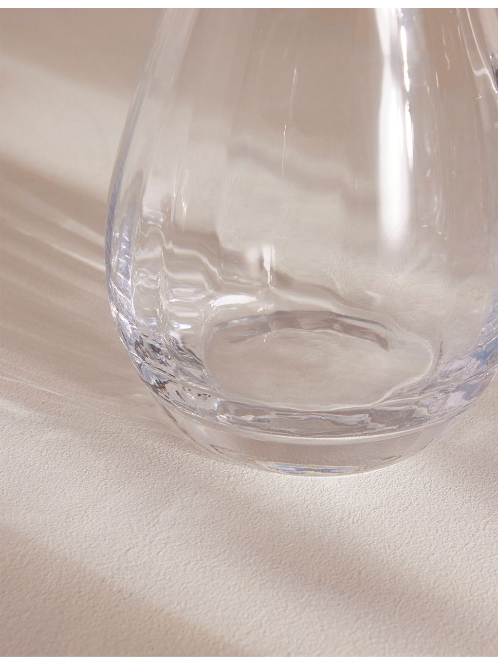 Soho Home Pembroke scalloped glass jug 25.3cm - British product
