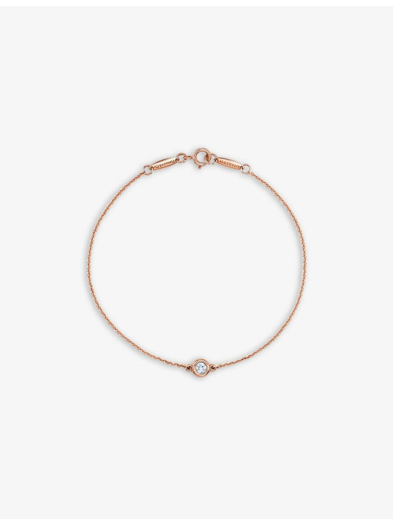 Tiffany & Co Elsa Peretti 18ct rose gold diamond bracelet (British brand)