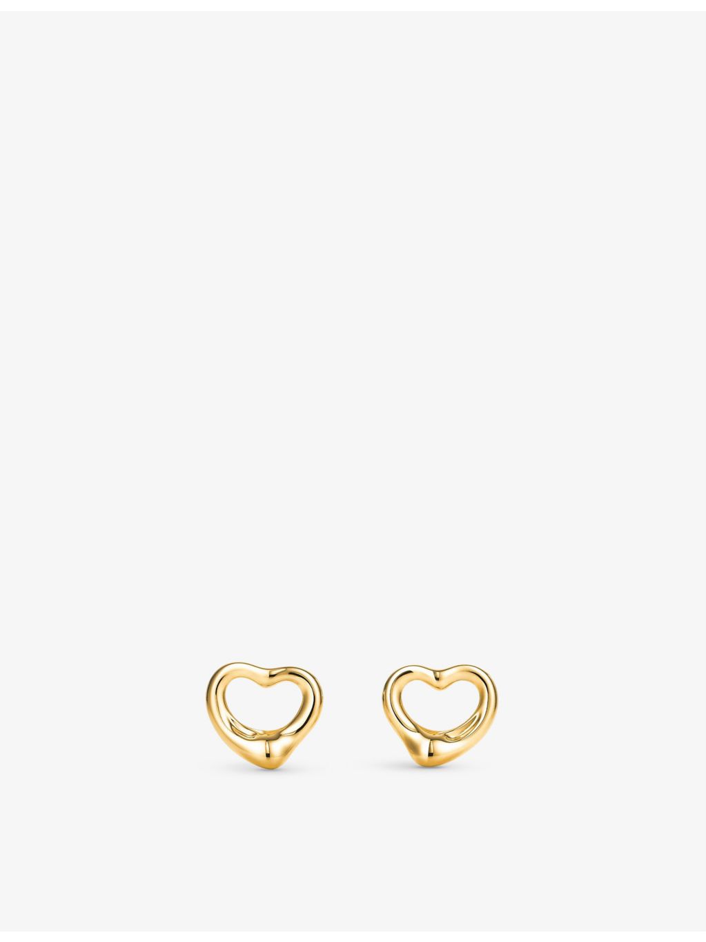 Tiffany & Co Elsa Peretti Open Heart stud earrings (British brand)