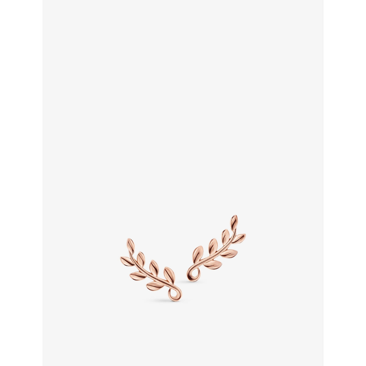 Tiffany & Co olive leaf earrings 18ct rose gold, UK version