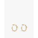 Tiffany & Co. Olive Leaf hoop earrings 18ct yellow gold, UK version