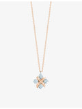 Tiffany & Co rose gold diamond pendant necklace, imported from the UK