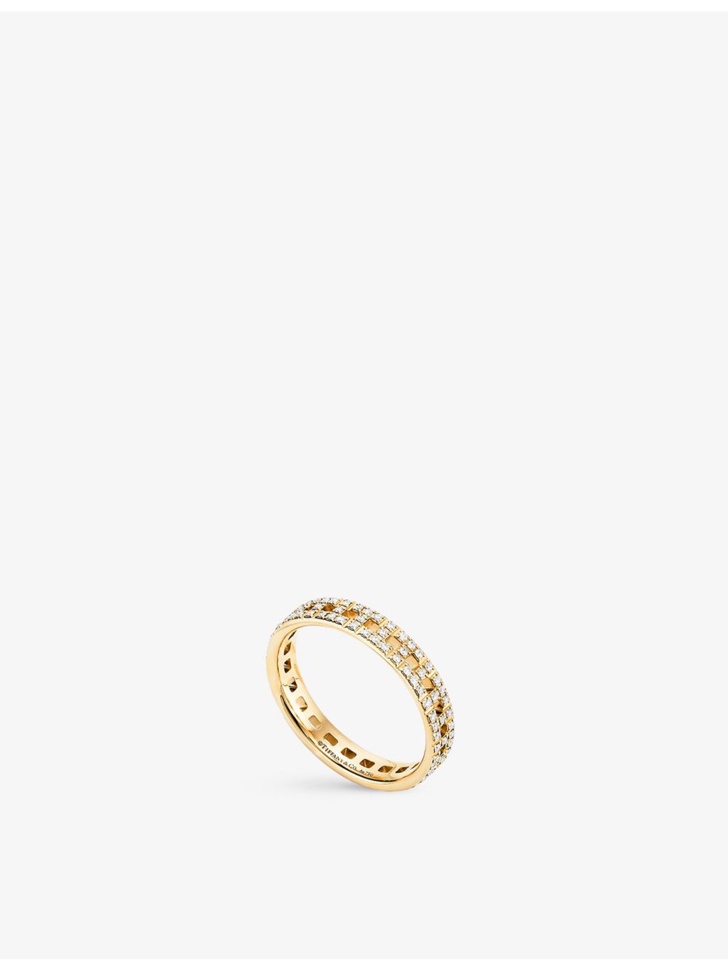 Tiffany & Co 18ct yellow gold diamond ring 0.23ct (British brand)