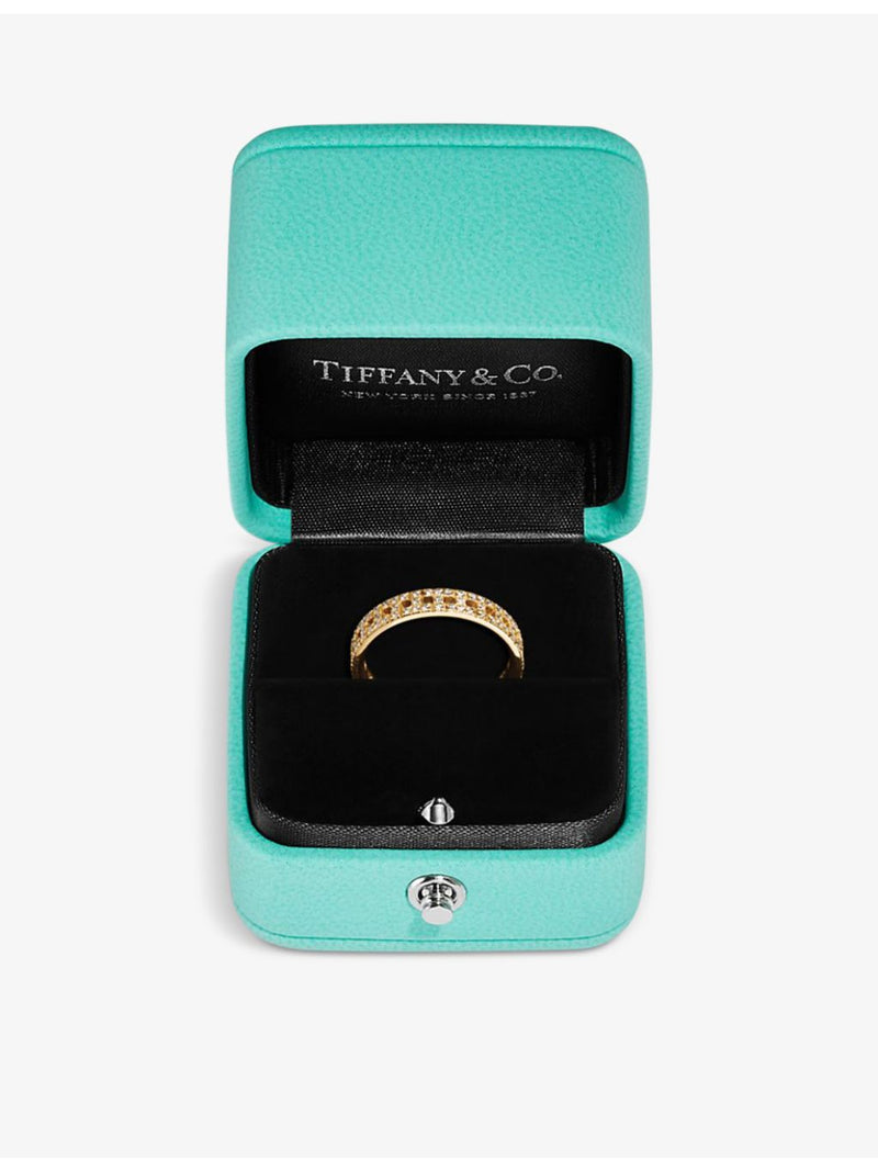 Tiffany & Co 18ct yellow gold diamond ring 0.23ct (British brand)