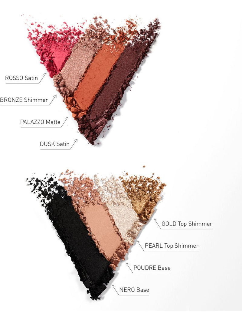 Valentino Beauty Colour Flip multi-look eye palette 17.6g, imported from the UK