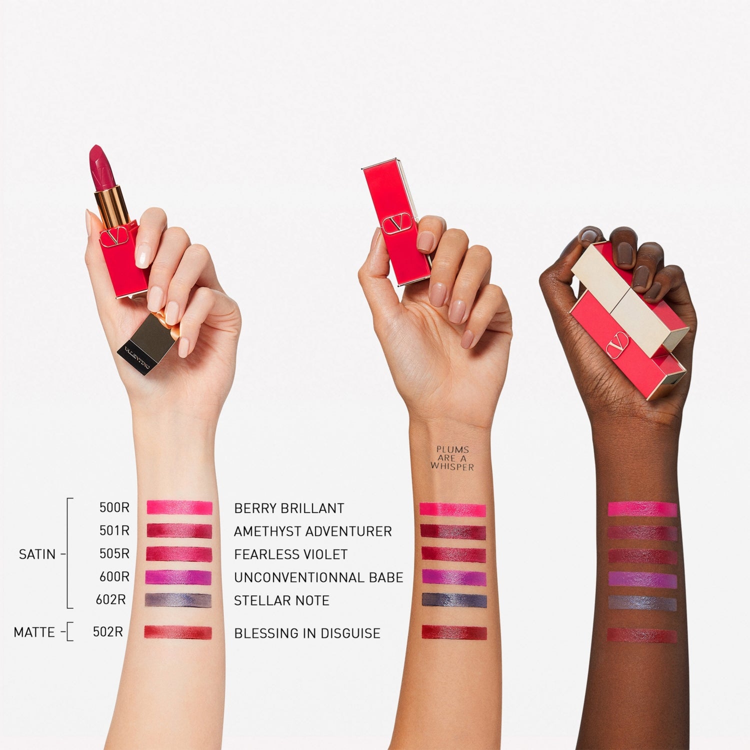 Valentino Beauty Rosso Valentino Satin lipstick 3.4g, UK version